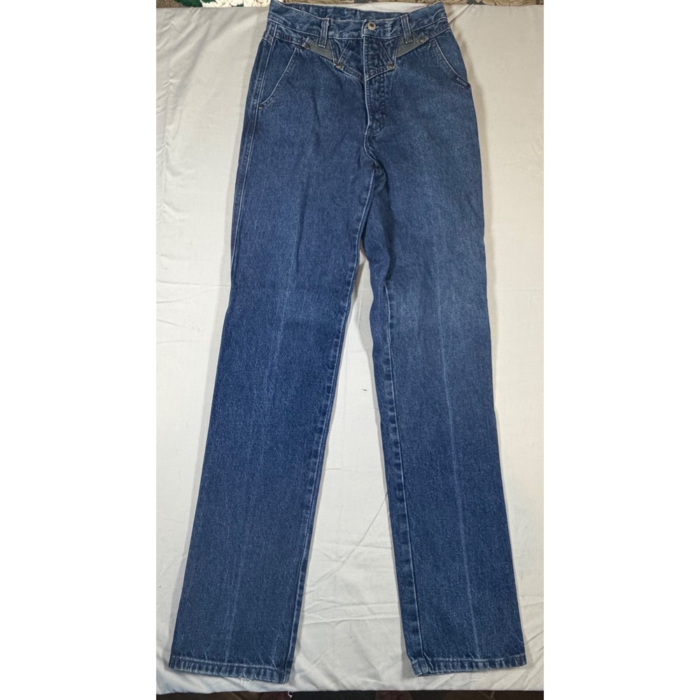 Vintage 90s Rockies Jeanswear Womens 28/7 High Rise Western Jeans Made USA